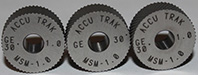 Ролик для накатки сетчатого рифления GE 30 градусов 20х8х6 шаг 1,0мм HSS (Р6М5). Производства США, компания ACCU TRAK