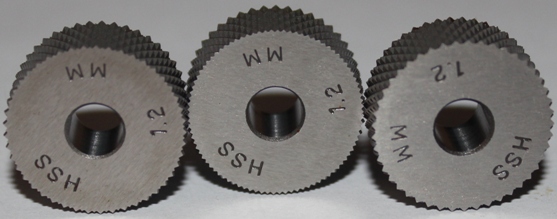 Ролик для накатки сетчатого рифления GE 30 градусов 20х8х6 шаг 1,2мм HSS (Р6М5). Производства США, компания ACCU TRAK